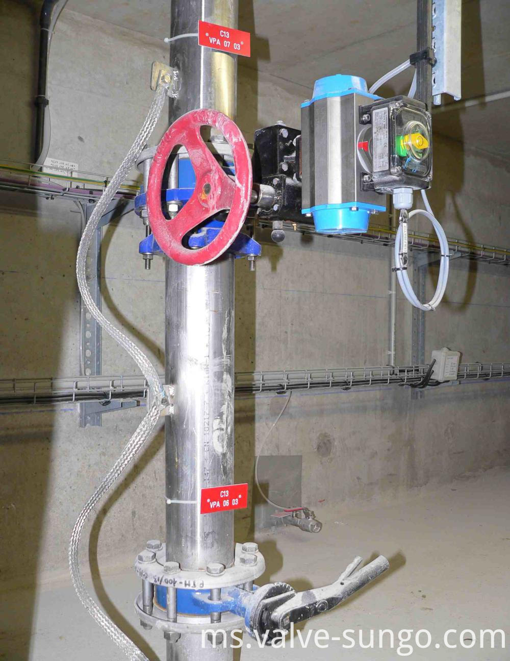 Cast Iron Telescopic valve application Cast Iron Telescopic valve application